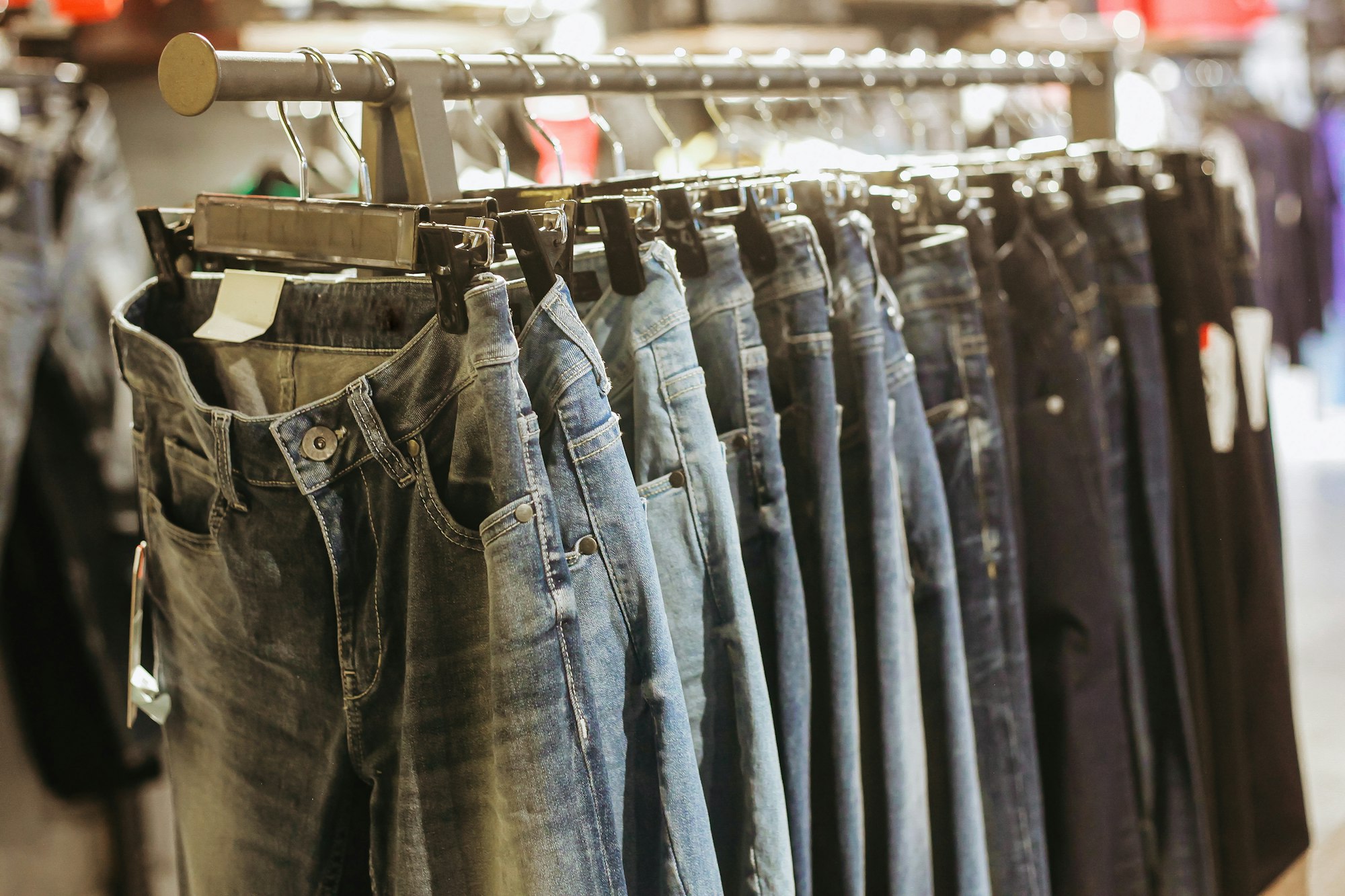 Denim Pants on Hanger Store